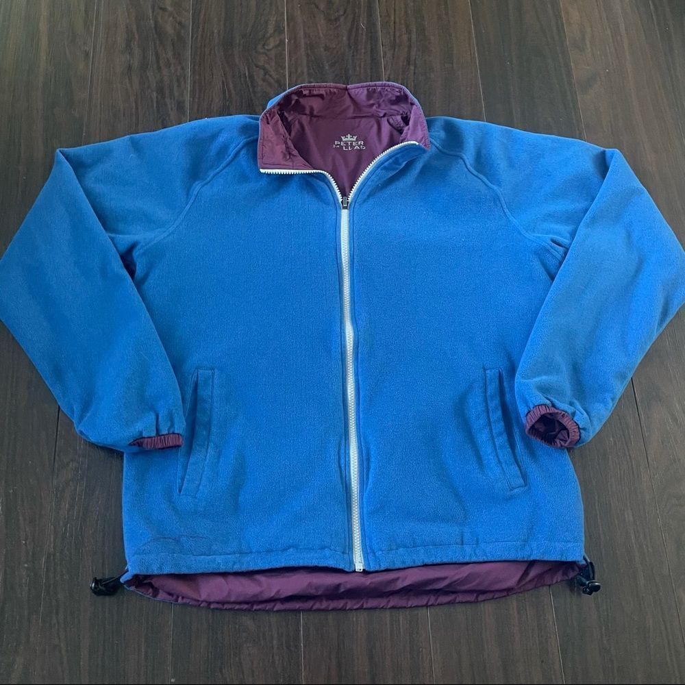 Peter Millar Reversible Jacket Windbreaker Fleece… - image 6